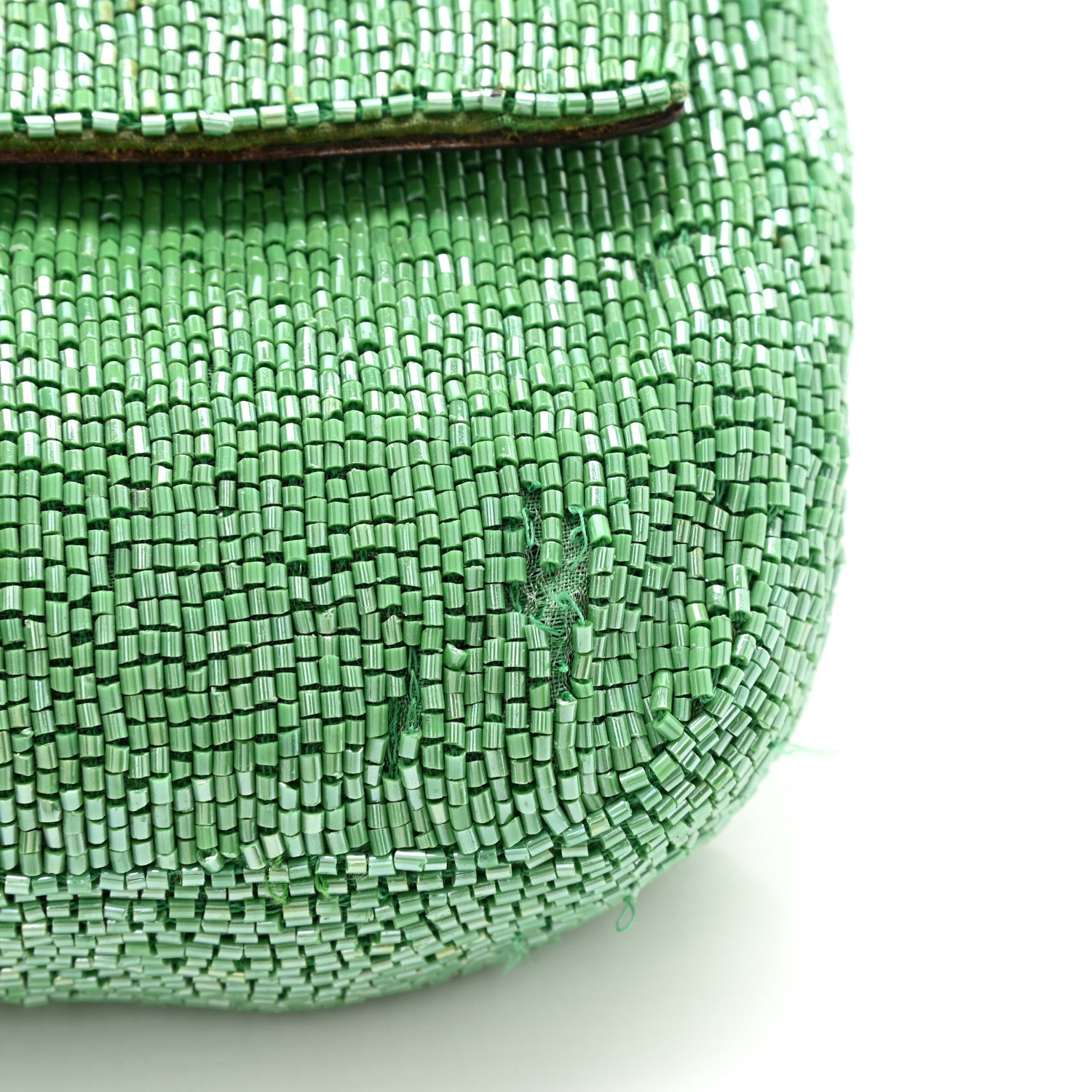 Fendi Beaded Baguette Green 14 of 20
