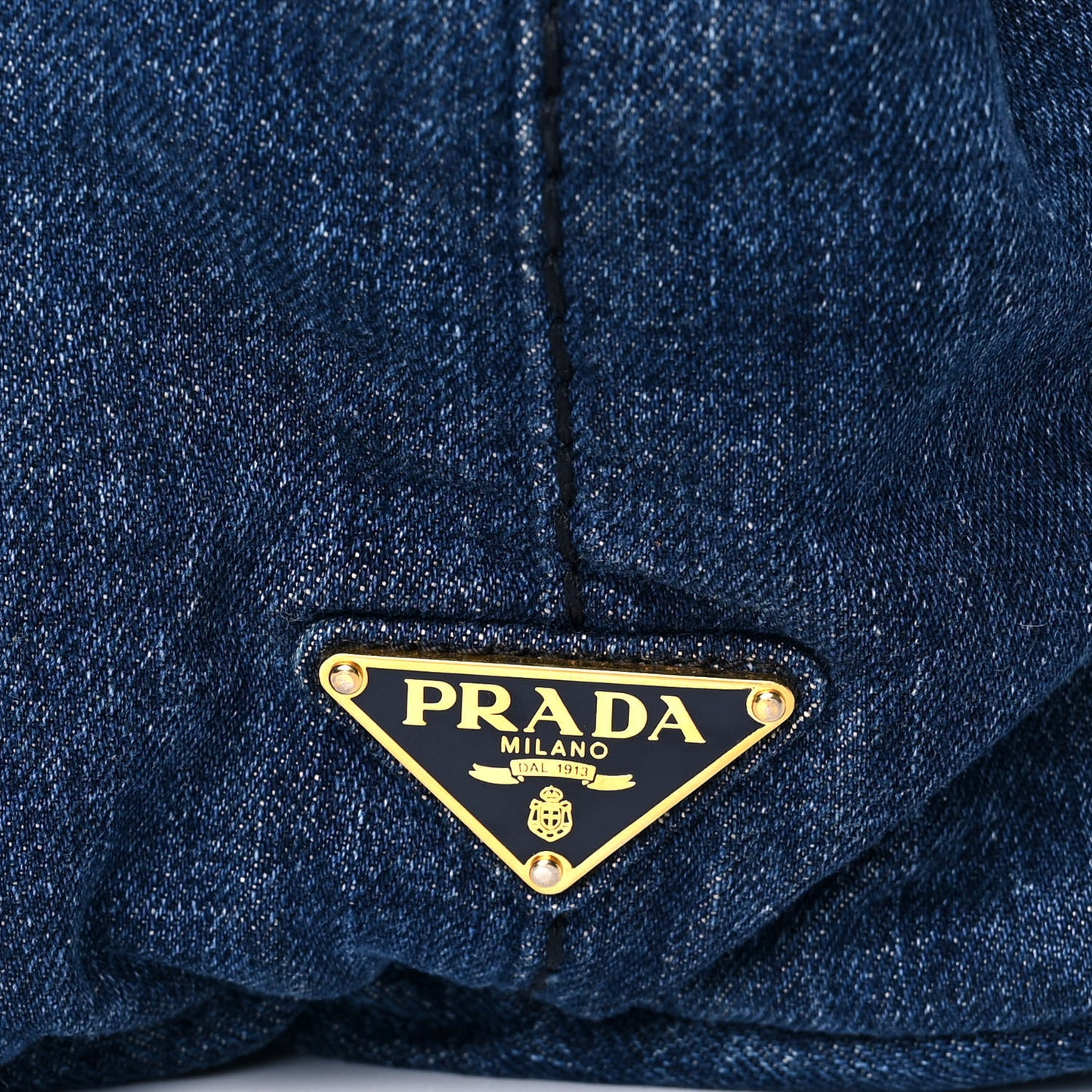 Denim Logo Tote Avio