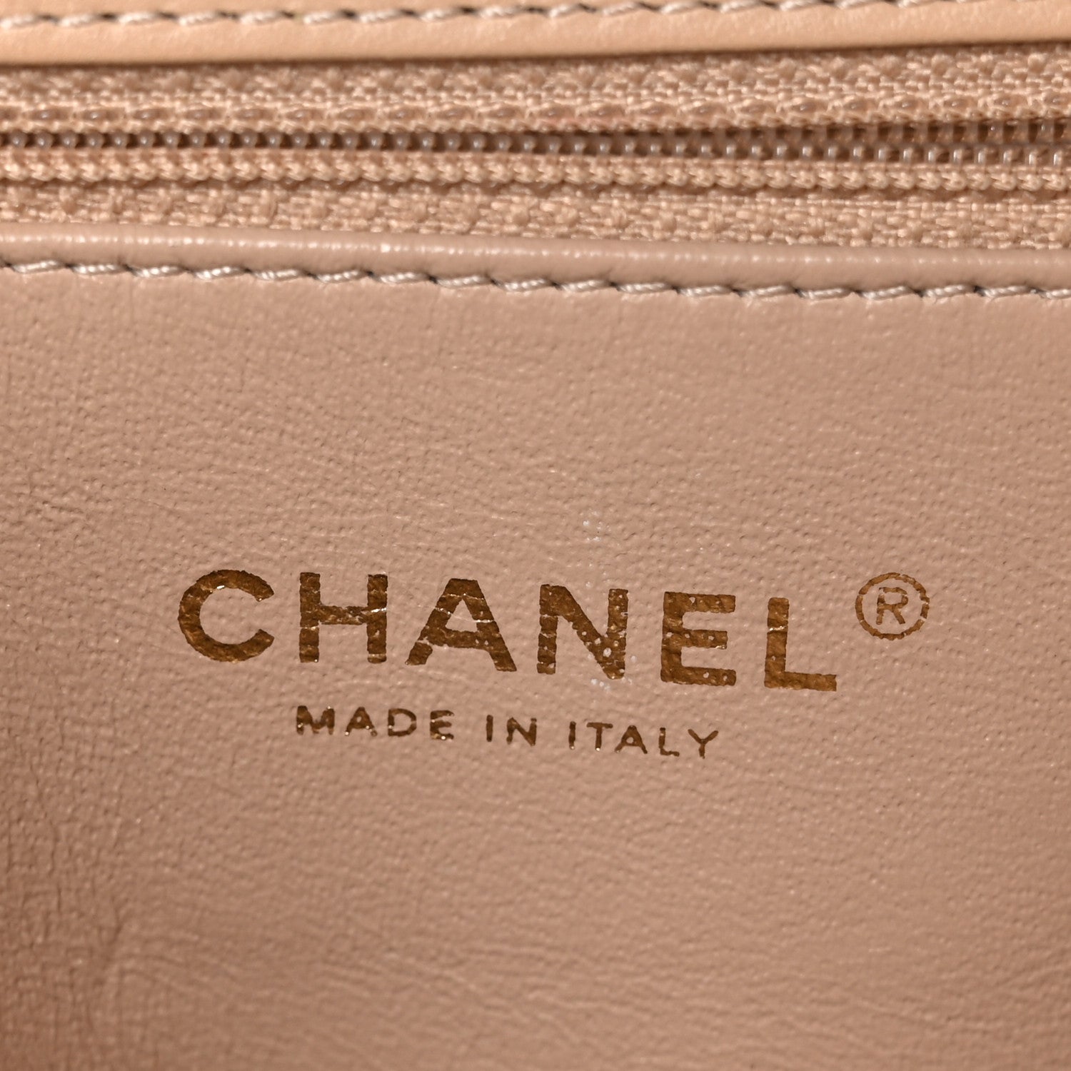 Chanel Caviar Quilted Small CC Filigree Flap Beige 6 of 11