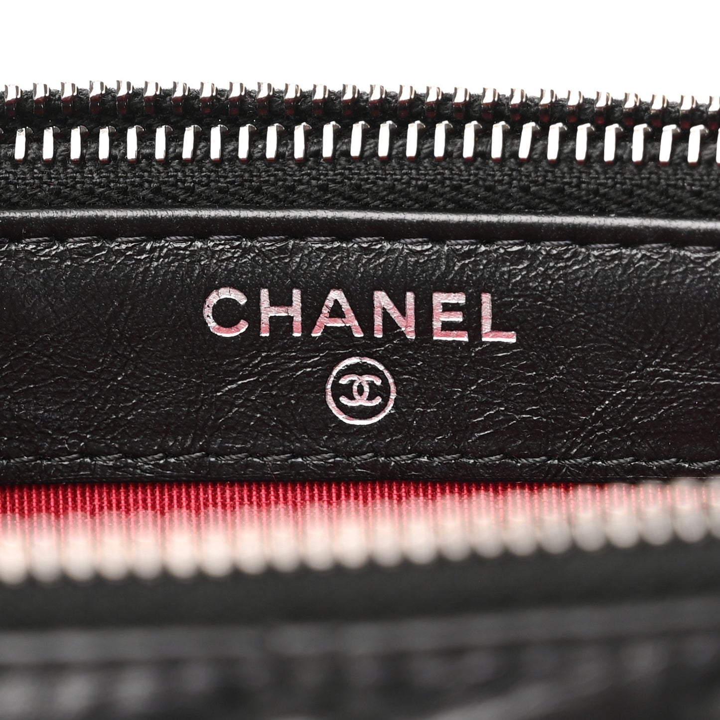 Aged Calfskin Quilted Small Gabrielle Clutch With Chain Black