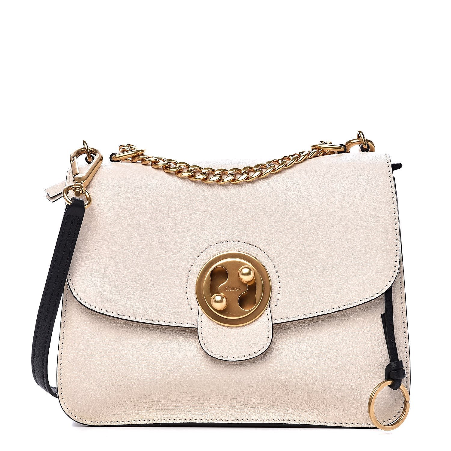 Chloe Goatskin Medium Mily Shoulder Bag Off White 1 of 12
