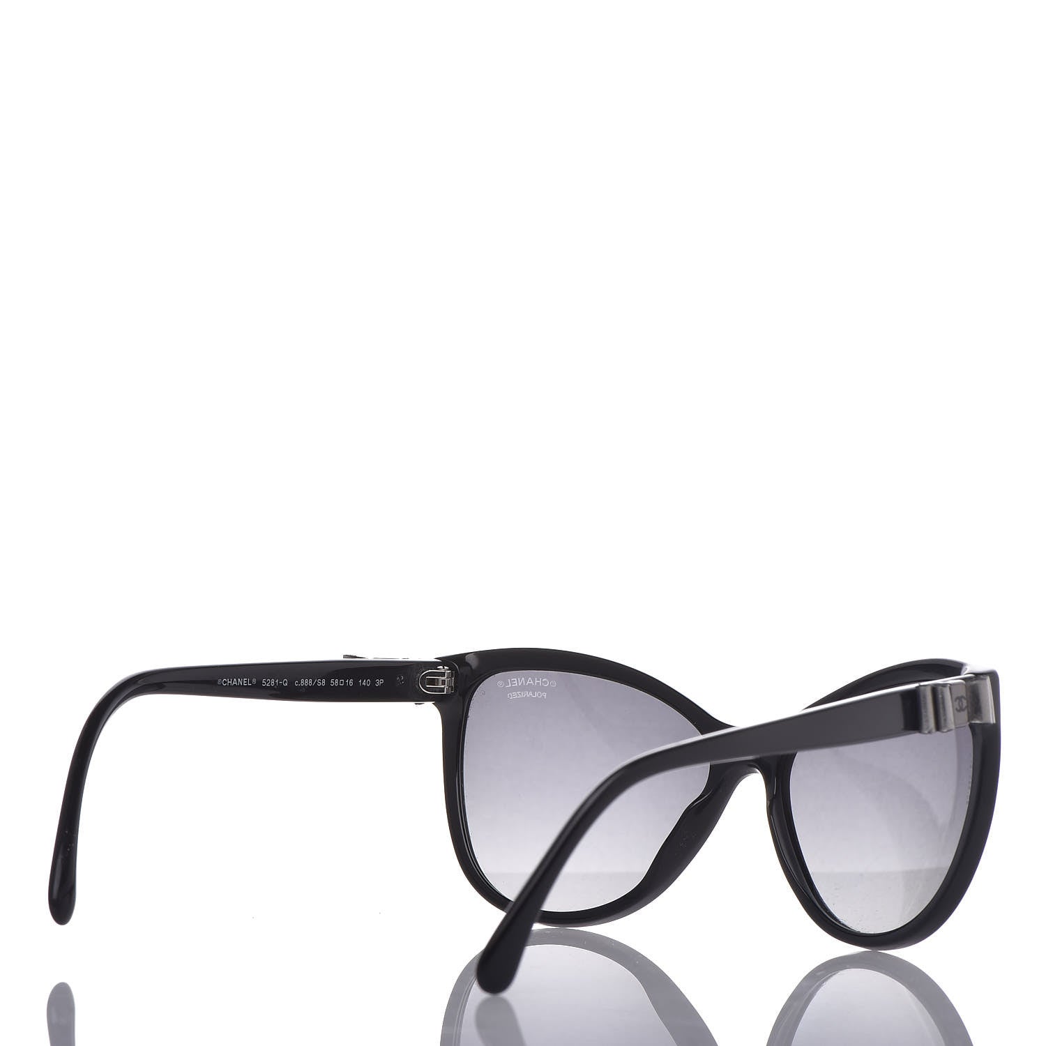 Chanel Butterfly Charms Sunglasses 5281-Q Black 4 of 7