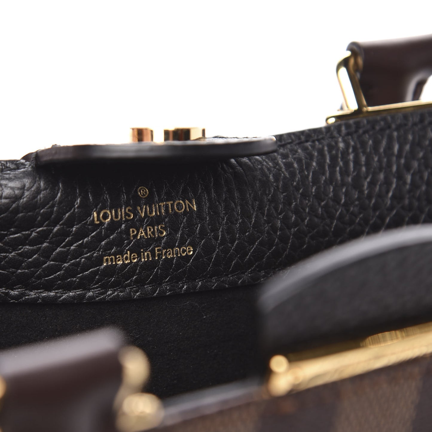 Damier Ebene Cuir Taurillon Brittany Black