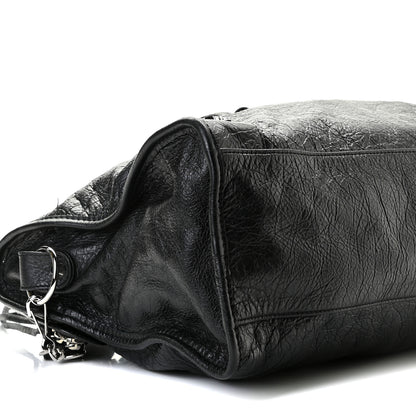 Balenciaga Agneau Classic Silver Hardware City Black 7 of 8