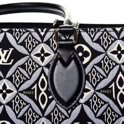 Louis Vuitton Jacquard Since 1854 Onthego GM Grey 10 of 10