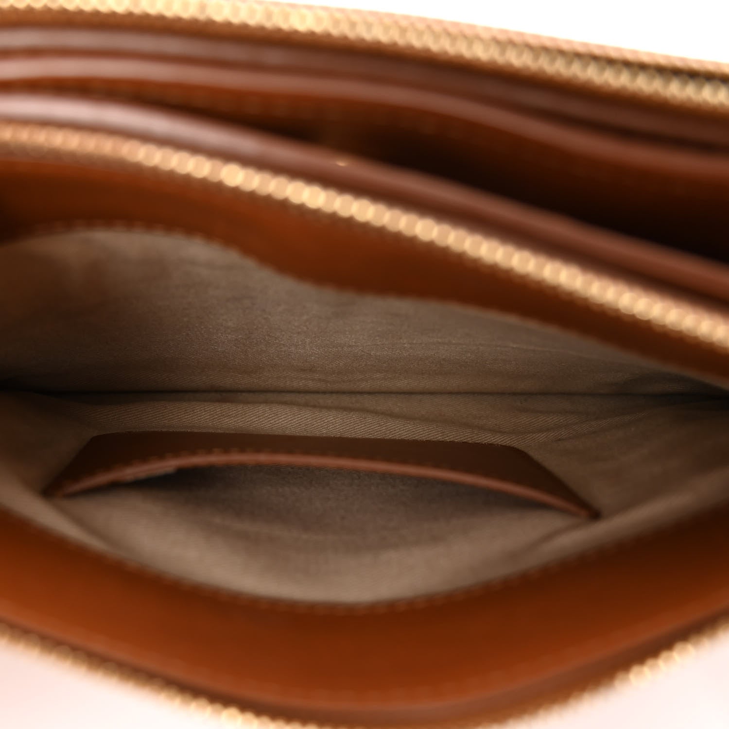 Chloe Calfskin Suede Mini Roy Bag Caramel 8 of 13