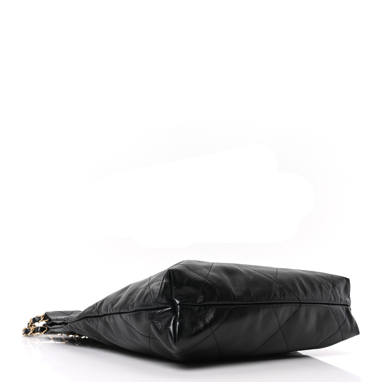 Chanel Shiny Calfskin Quilted Small Chanel 22 Black 4 of 10