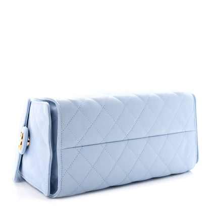 Chanel Caviar Quilted Small Chanel 25 Handbag Light Blue 4 of 10