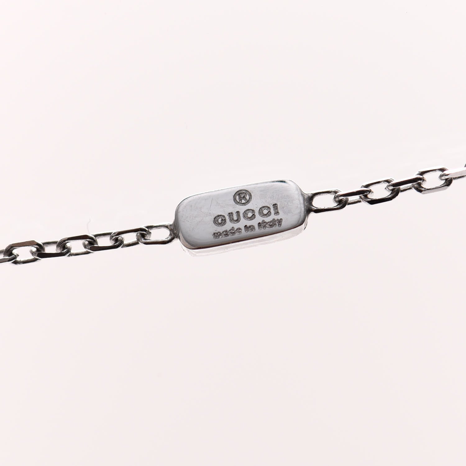 Gucci 18K White Gold Diamond Icon Stardust Pendant Necklace 6 of 6