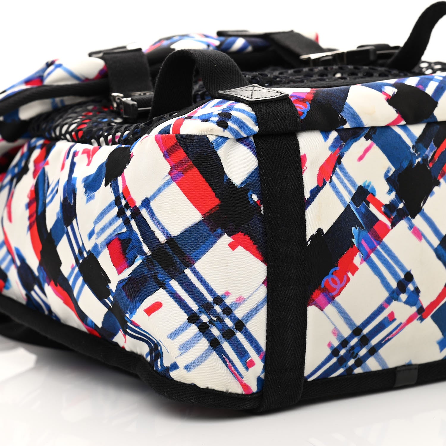 Chanel Nylon Mesh Airline Backpack Multicolor 9 of 11
