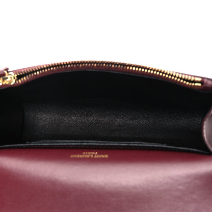 Saint Laurent Smooth Calfskin Monogram Kate Belt Bag Rouge Legion 5 of 11