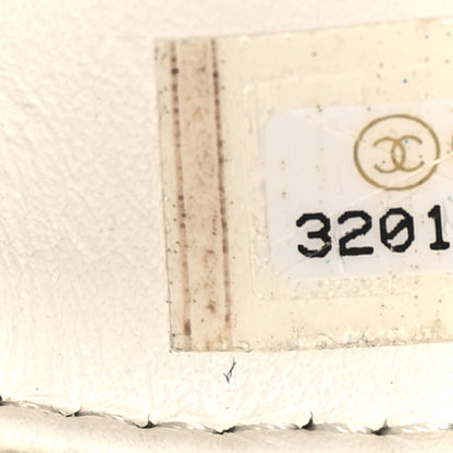 Chanel Caviar Quilted Small Vanity Case With Chain White 7 of 15