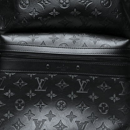 Louis Vuitton Calfskin Monogram Shadow Sprinter Backpack Black 7 of 9