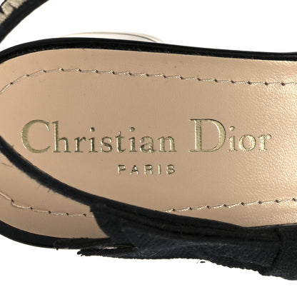 Christian Dior Patent Miss Dior Slingback Pumps 37.5 Black 7 of 9