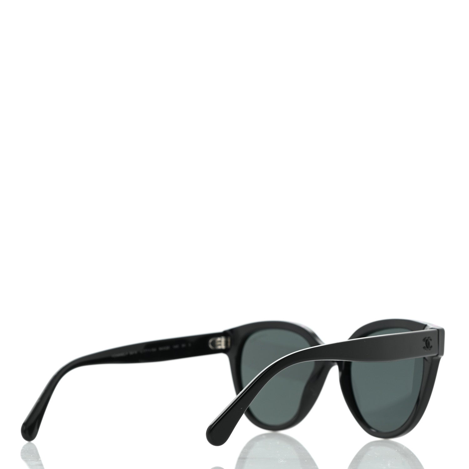 Chanel Acetate CC Butterfly Sunglasses 5414 Black 4 of 9