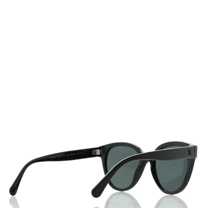 Chanel Acetate CC Butterfly Sunglasses 5414 Black 4 of 9