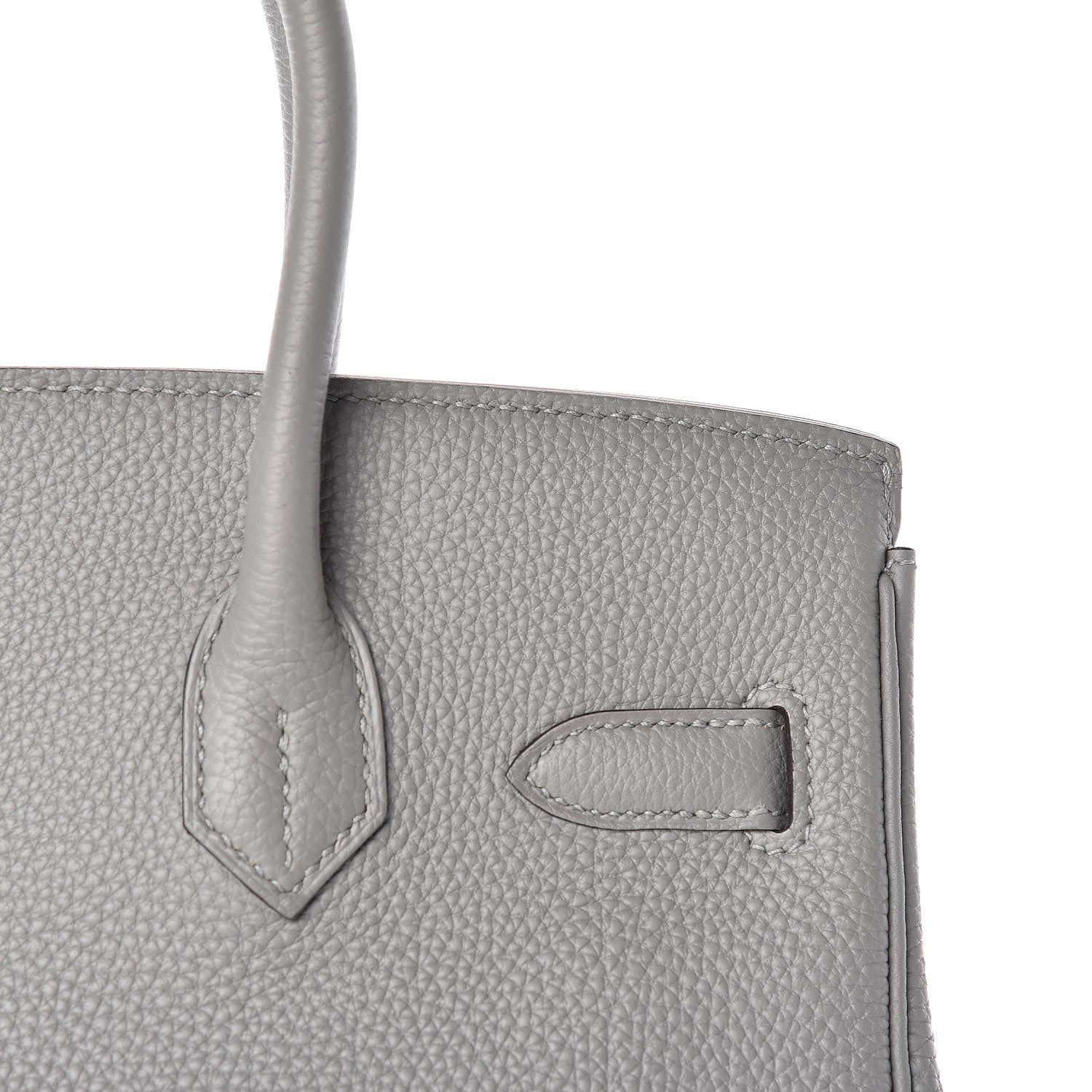 Hermes Togo Birkin 30 Gris Mouette 30 of 34