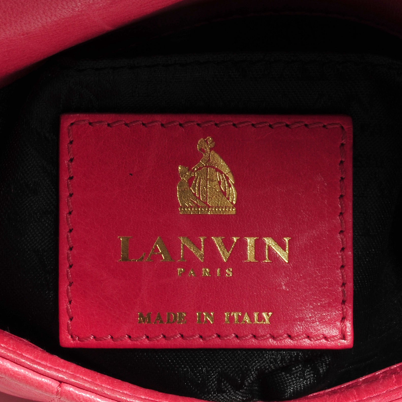 Lanvin Quilted Lambskin Happy Mini Pop Bag Rose 6 of 6