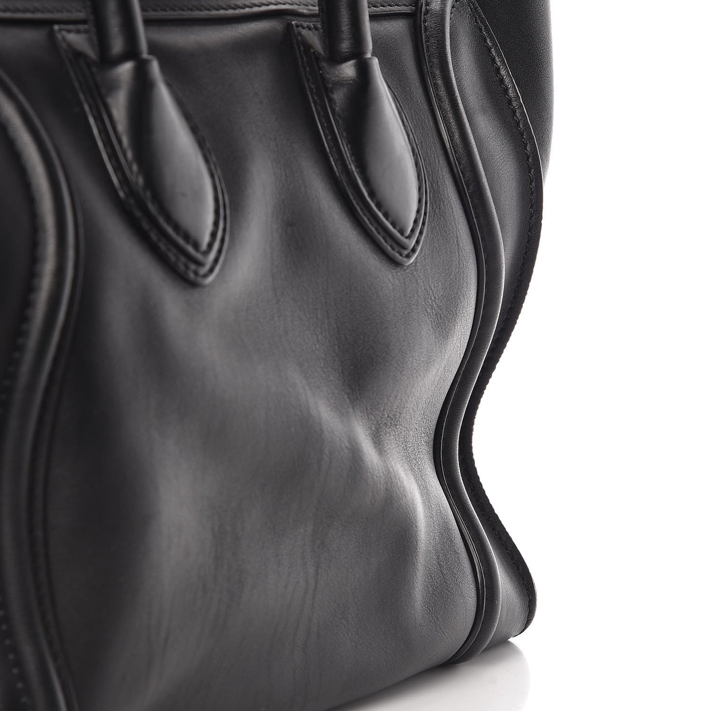 Smooth Calfskin Mini Luggage Black