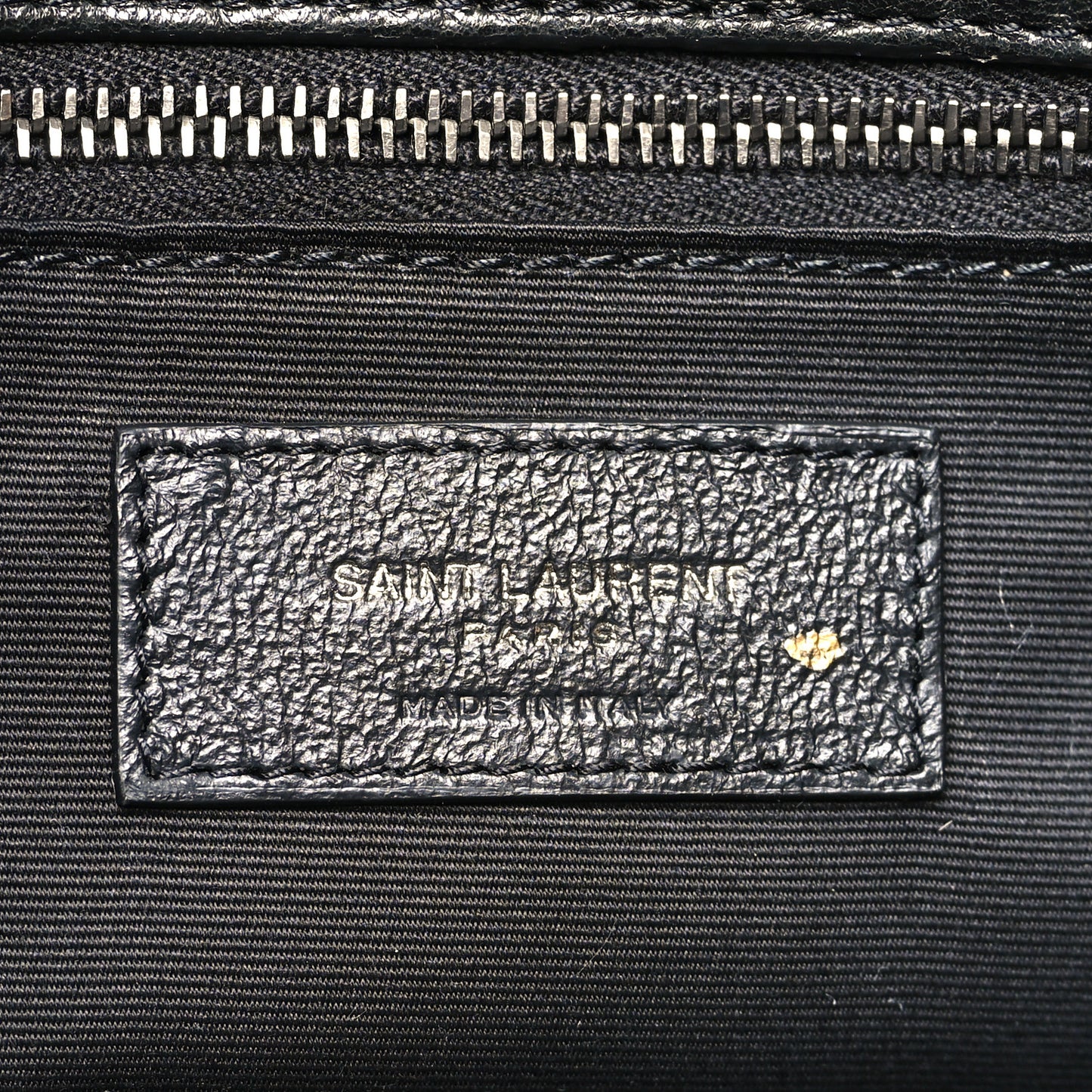 Grained Lambskin Monogram Large Niki Chain Satchel Black