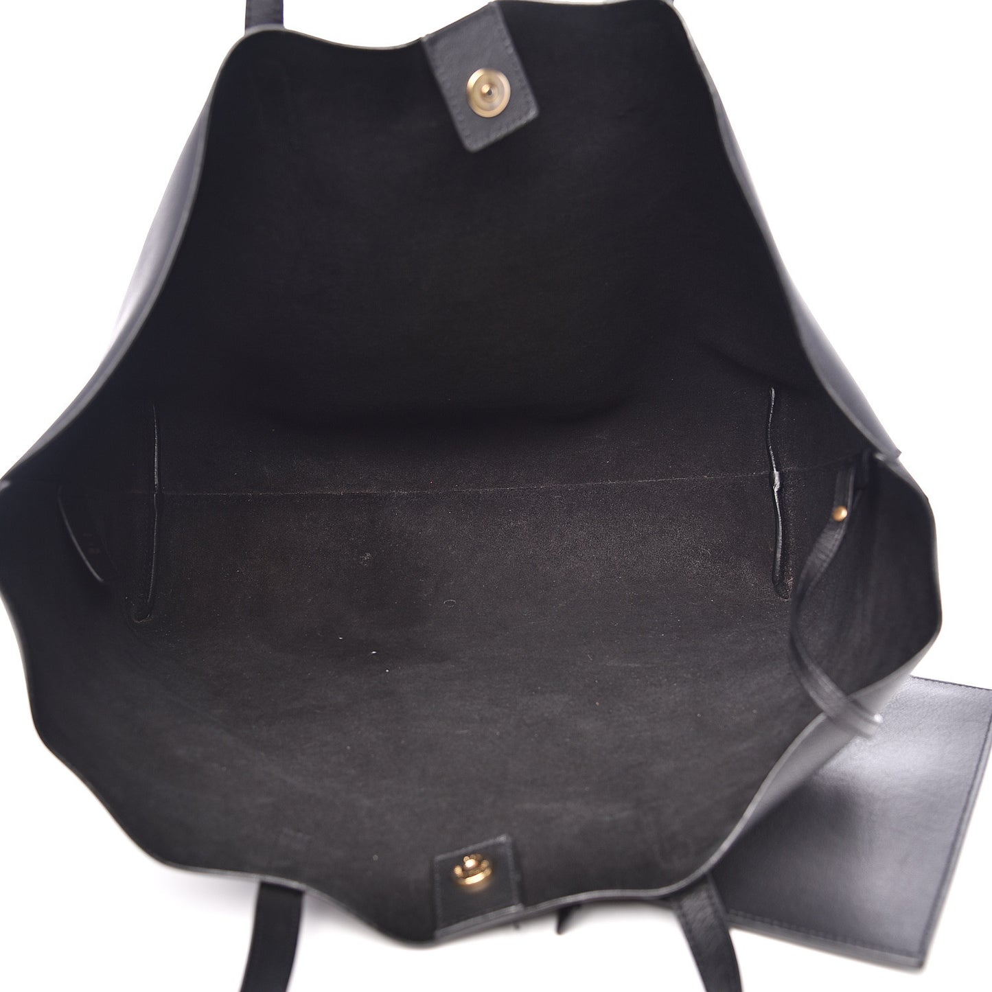 Calfskin Large Shopping Tote Black