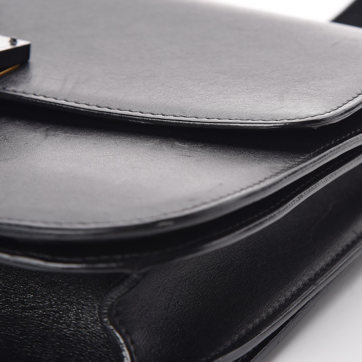 Celine Box Calfskin Medium Classic Box Flap Bag Black 29 of 30