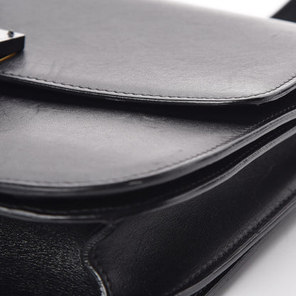 Celine Box Calfskin Medium Classic Box Flap Bag Black 29 of 30