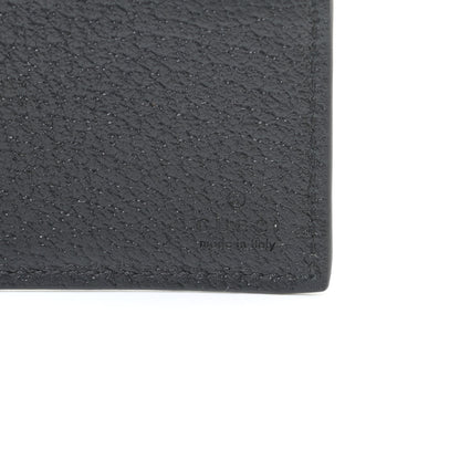 Gucci Calfskin Boar Effect GG Marmont Bi-Fold Wallet Black 8 of 10