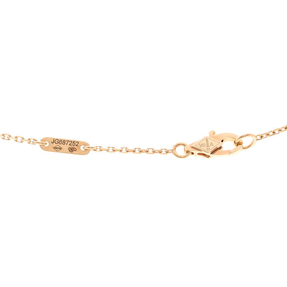 Van Cleef & Arpels 18K Rose Gold Carnelian Sweet Alhambra Pendant Necklace 4 of 6