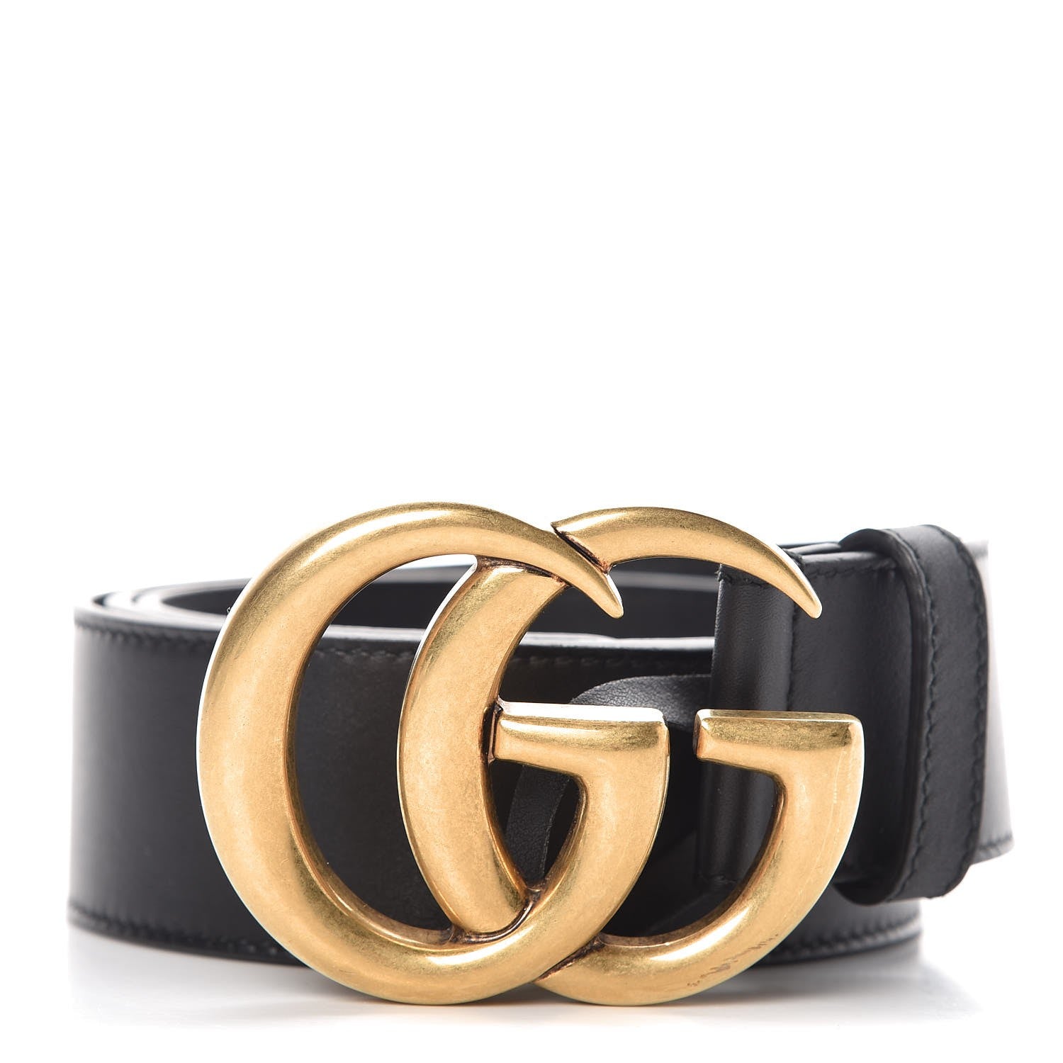 Gucci Calfskin Double G 40mm Belt 85 34 Black 1 of 7