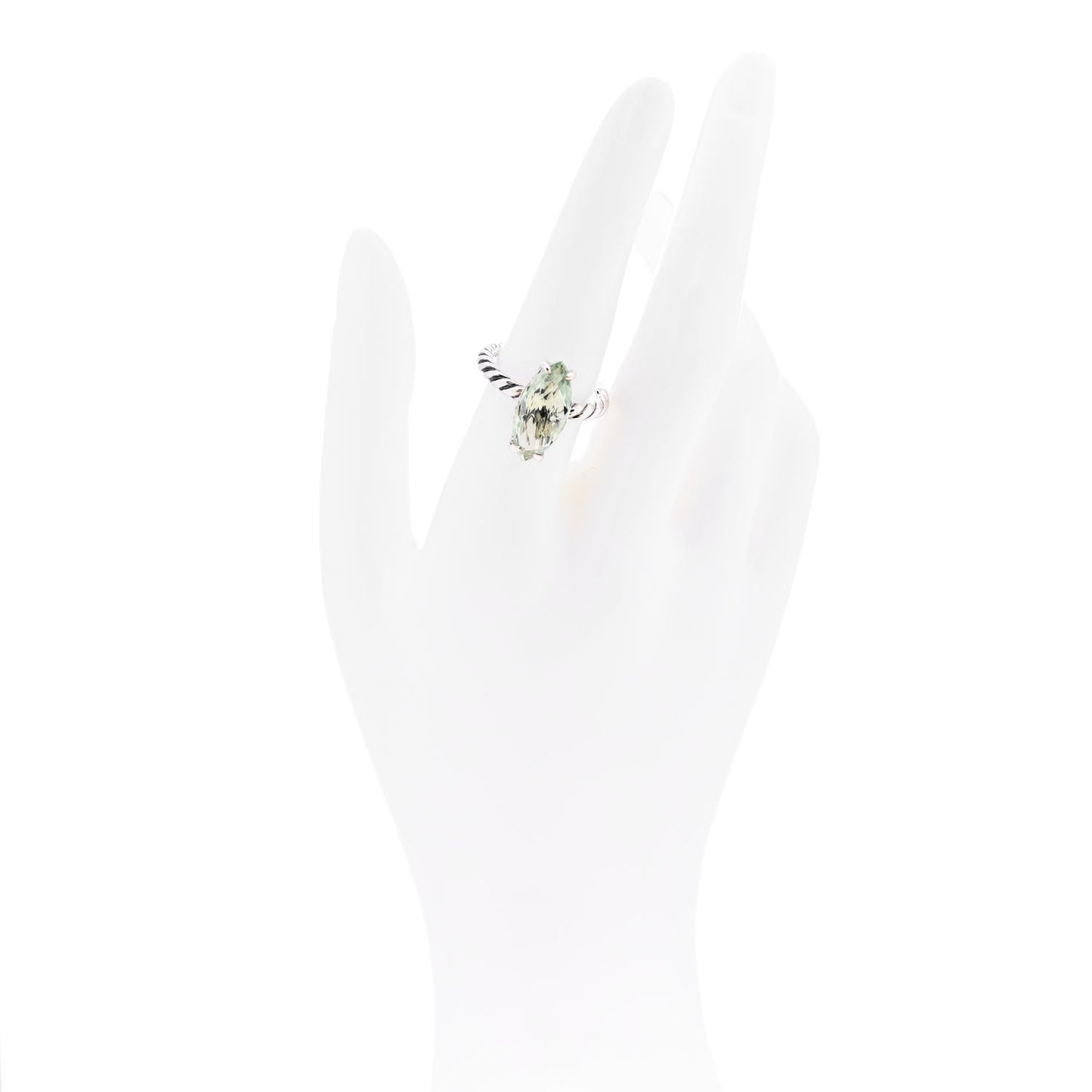 Sterling Silver Prasiolite Color Classics Marquise Ring 54 7