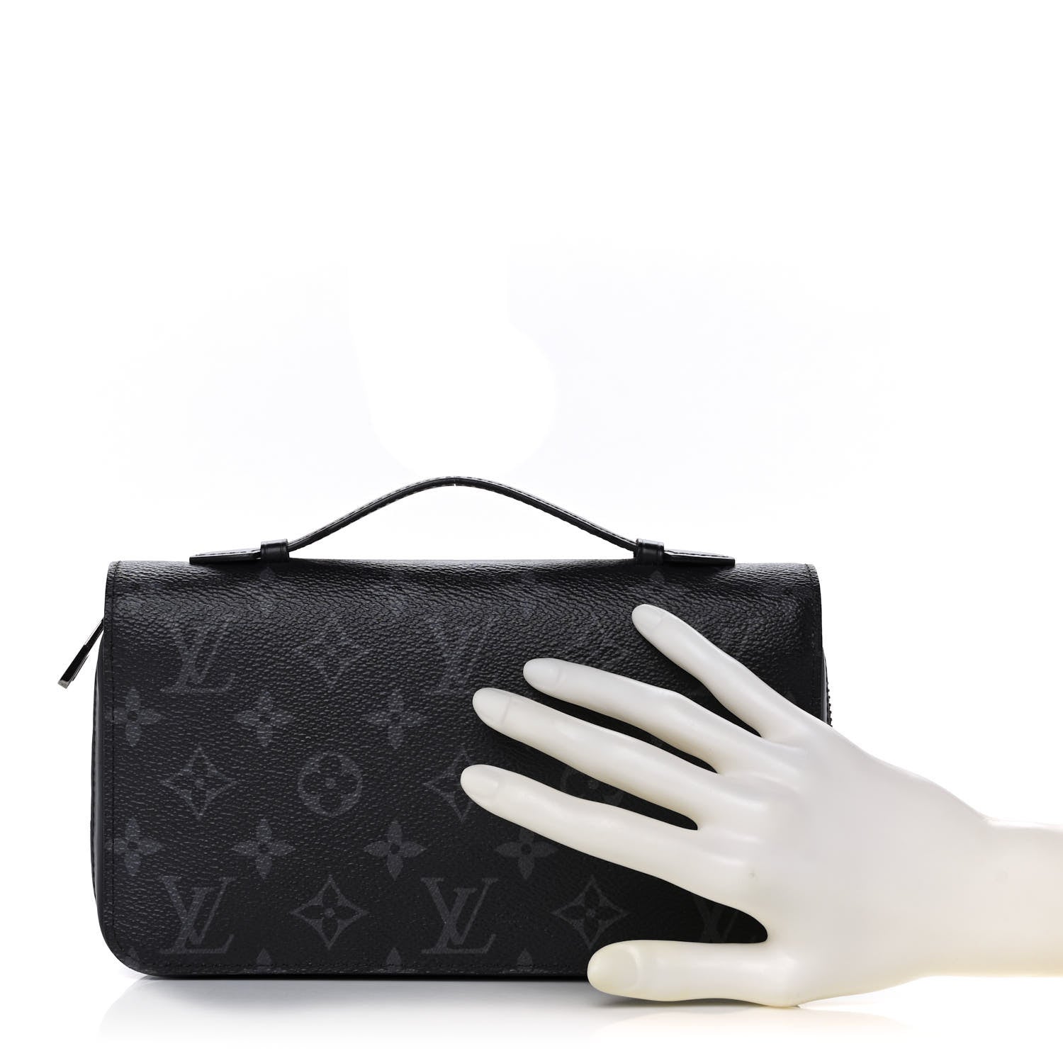 Louis Vuitton Monogram Eclipse Zippy XL Wallet 2 of 10