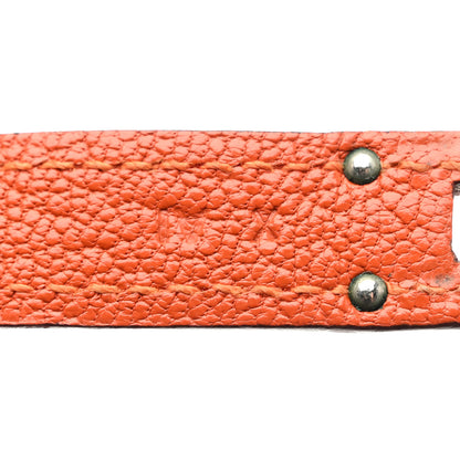 Hermes Chevre Mysore Kelly Longue Wallet Feu 7 of 9