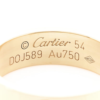Cartier 18K Yellow Gold 5.5mm LOVE Ring 54 7 4 of 5