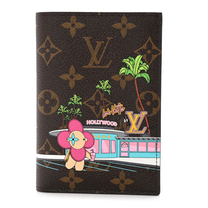 Louis Vuitton Monogram 2021 Christmas Animation Hollywood Passport Cover Fuchsia 1 of 7