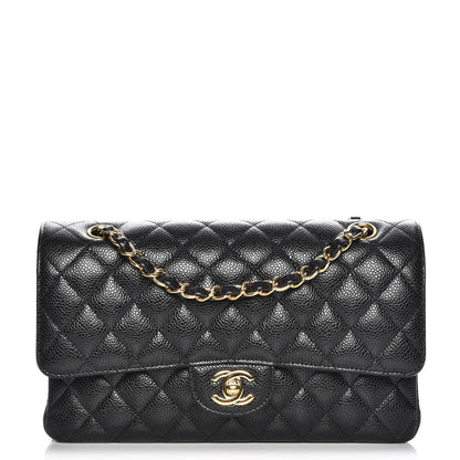 Chanel Caviar Quilted Medium Double Flap Black 1 of 8