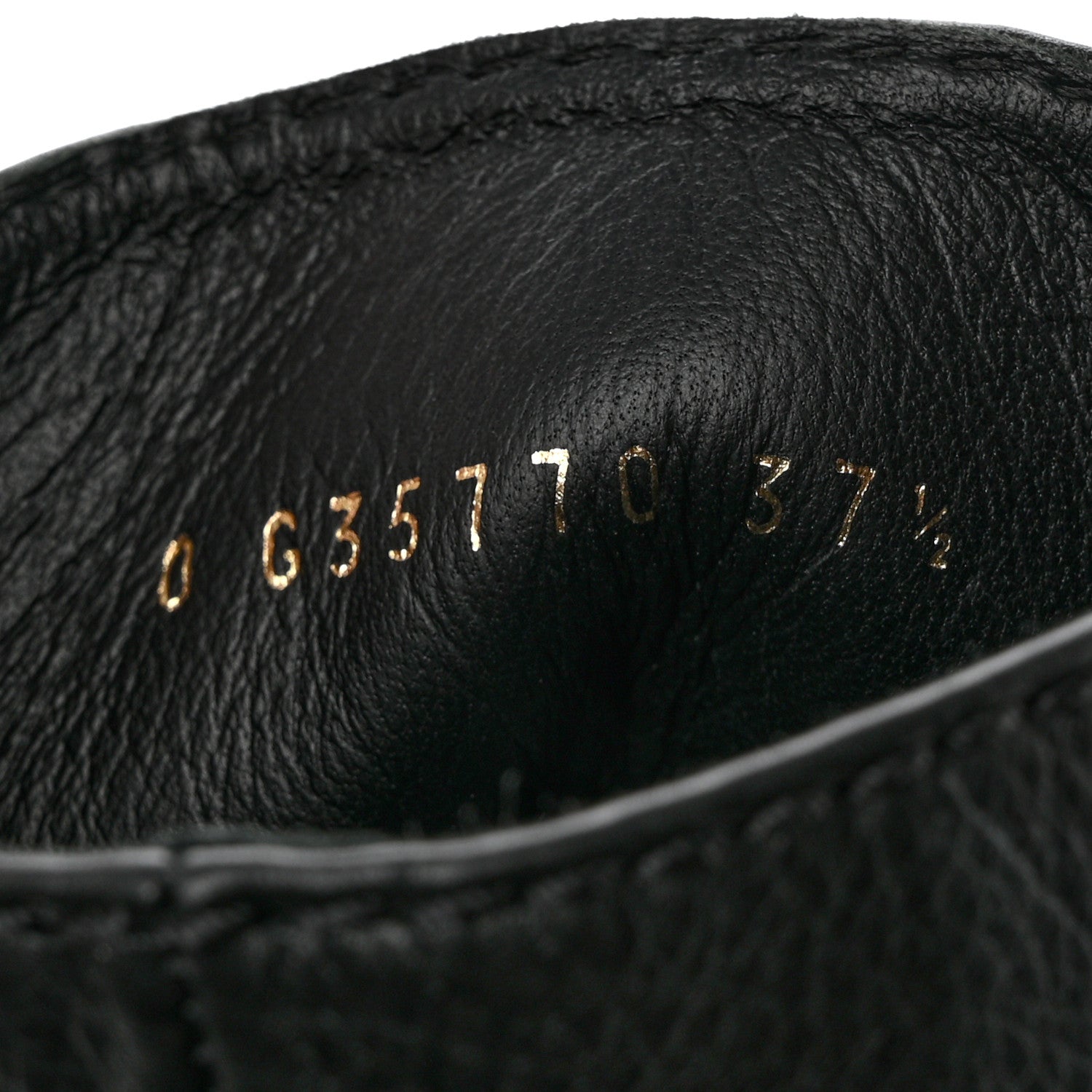 Chanel Calfskin Lace Up Combat Boots 37.5 Black 6 of 9