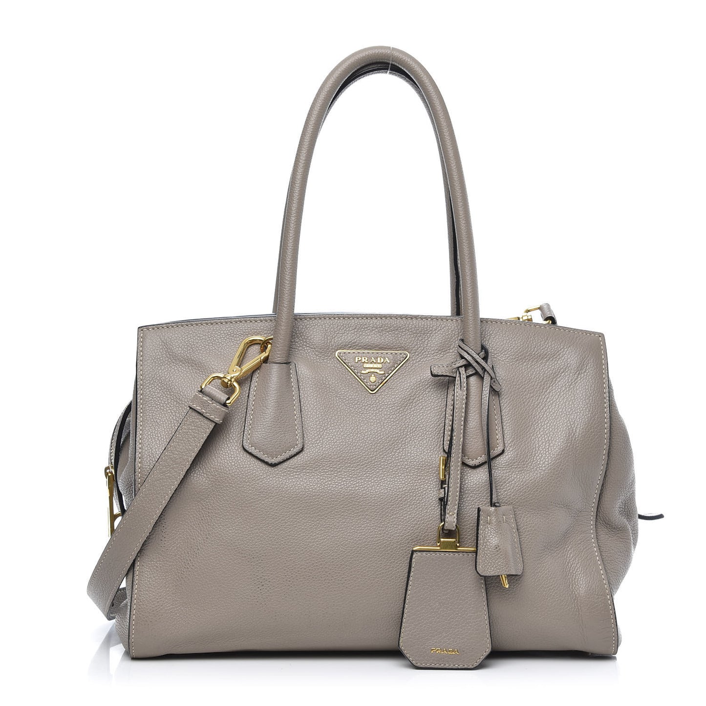 Vitello Daino Two-Way Tote Argilla