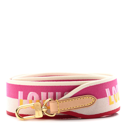 Louis Vuitton Jacquard Speedy Bandouliere 20 Shoulder Strap Fuchsia 1 of 5