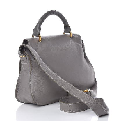Chloe Calfskin Medium Marcie Top Handle Bag Cashmere Grey 4 of 12