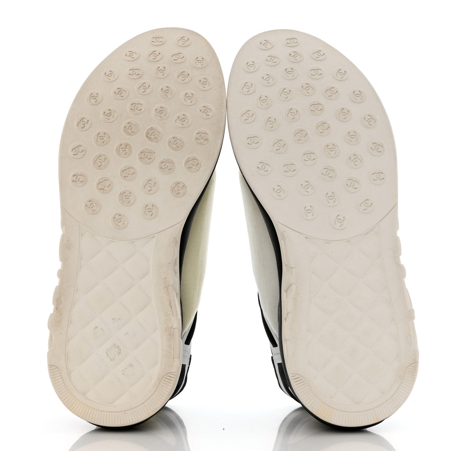 Lycra Womens CC Sneakers 39.5 White Black