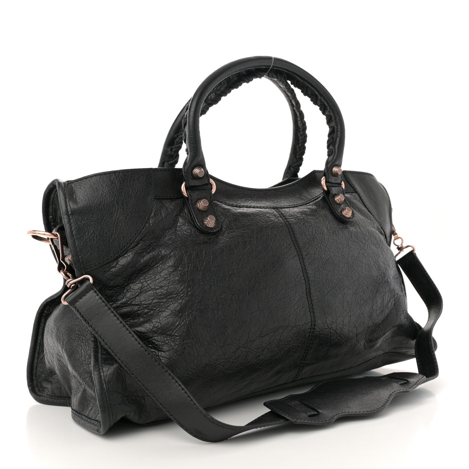 Balenciaga Agneau Giant 12 Rose Gold Hardware Part Time Black 4 of 12