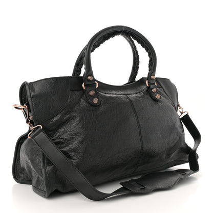 Balenciaga Agneau Giant 12 Rose Gold Hardware Part Time Black 4 of 12