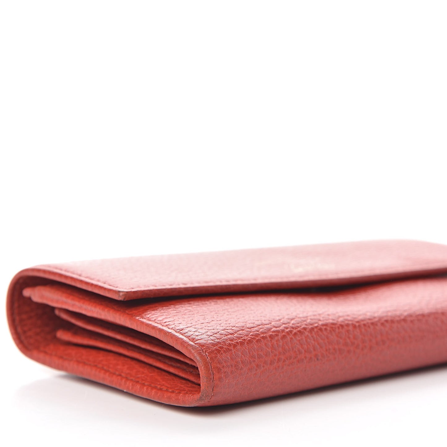 Dollar Calfskin Swing Continental Wallet Oxidation