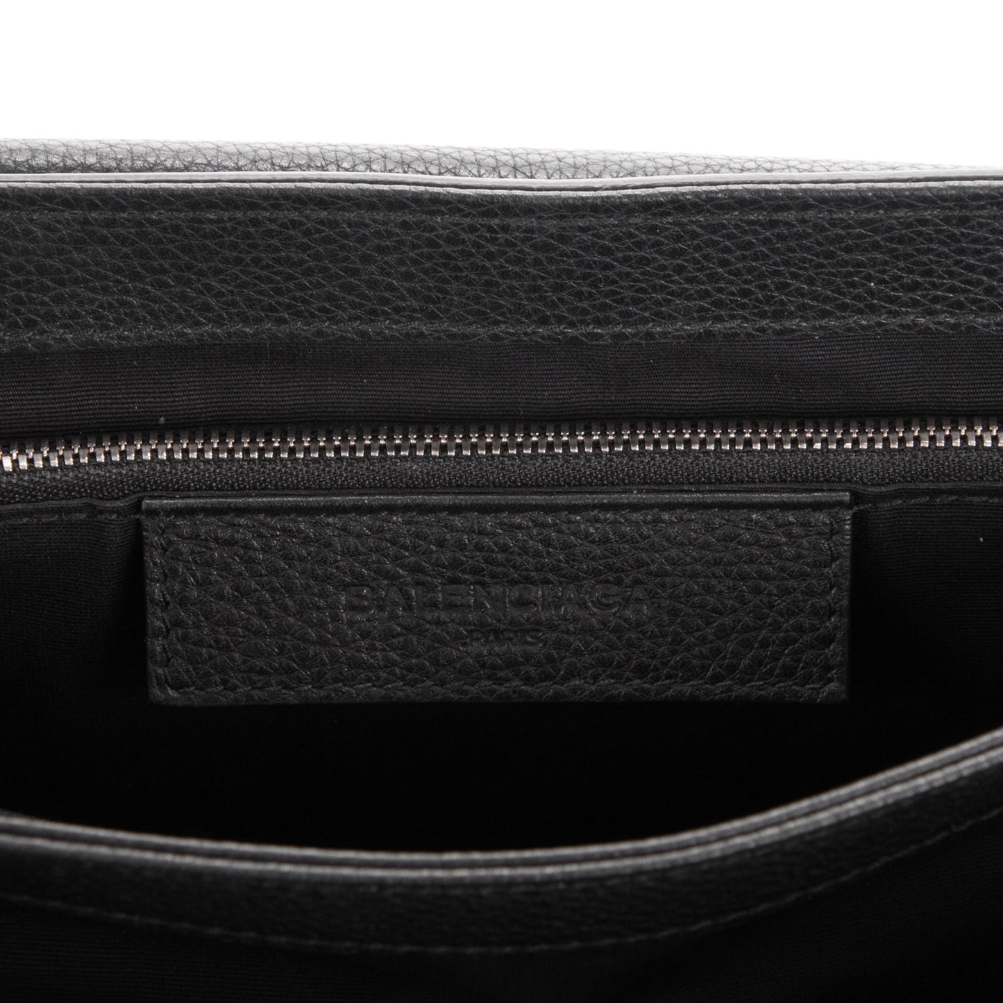 Baby Grained Calfskin Le Dix Large Soft Cartable Black