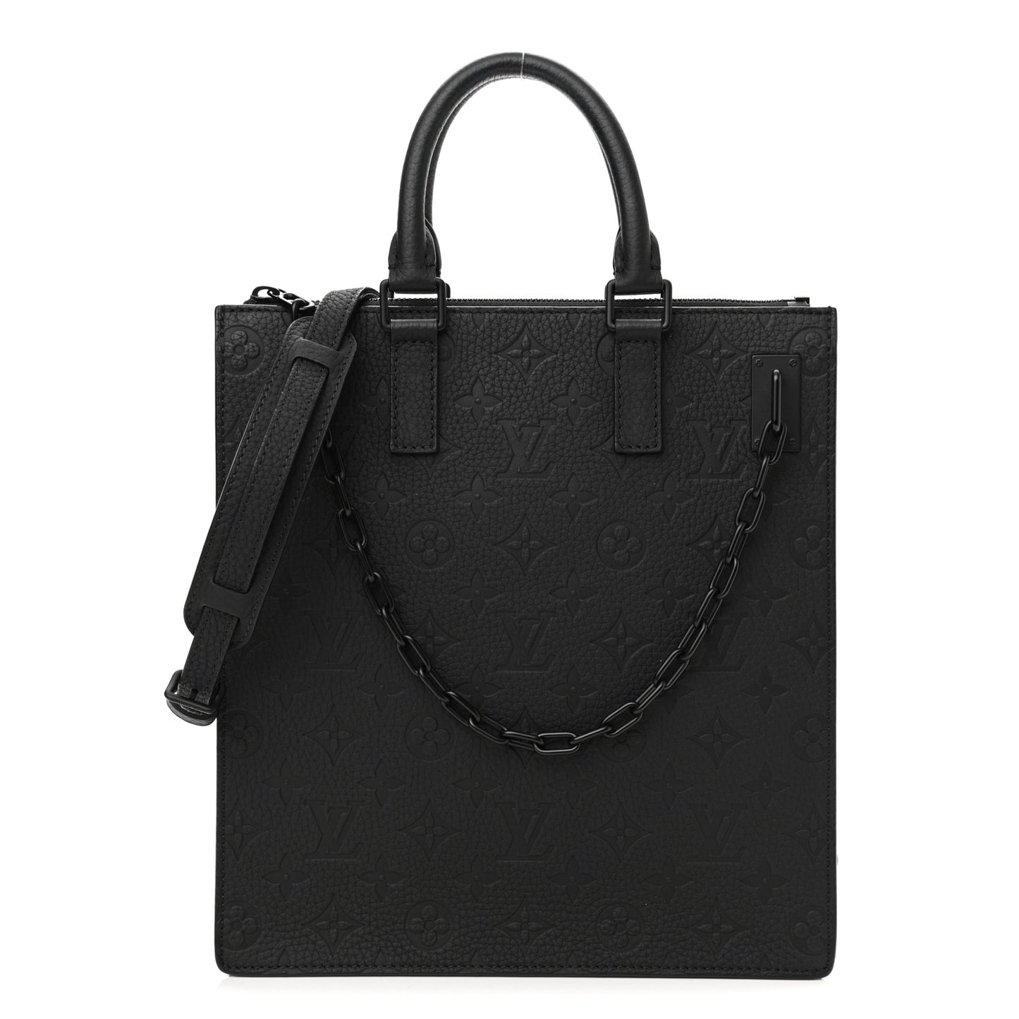 Taurillon Monogram Sac Plat Messenger Black