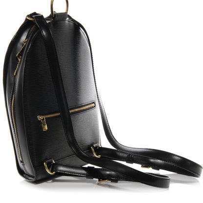 Louis Vuitton Epi Mabillon Backpack Black 3 of 6
