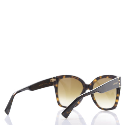 Gucci Acetate Square Frame Sunglasses GG0459S Tortoise 7 of 8