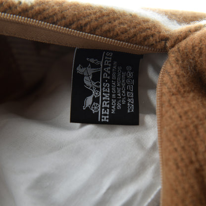 Hermes Wool Cashmere Avalon Pillow PM Ecru Camel 3 of 3