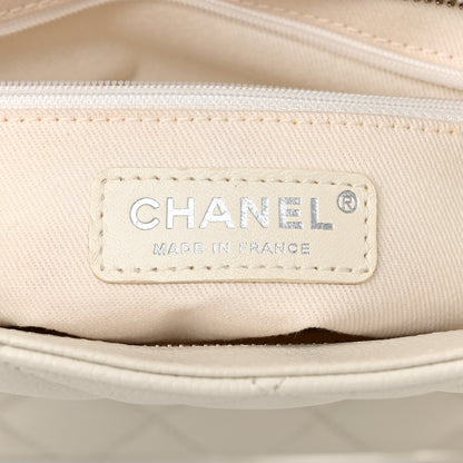Chanel Caviar Quilted Medallion Tote White 6 of 11